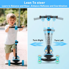 isinwheel Long Range 3 Wheel Kids Electric Scooter