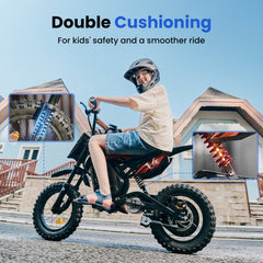 isinwheel A14 Electric Dirt Bike with Bluetooth Speaker