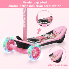 isinwheel Long Range 3 Wheel Kids Electric Scooter
