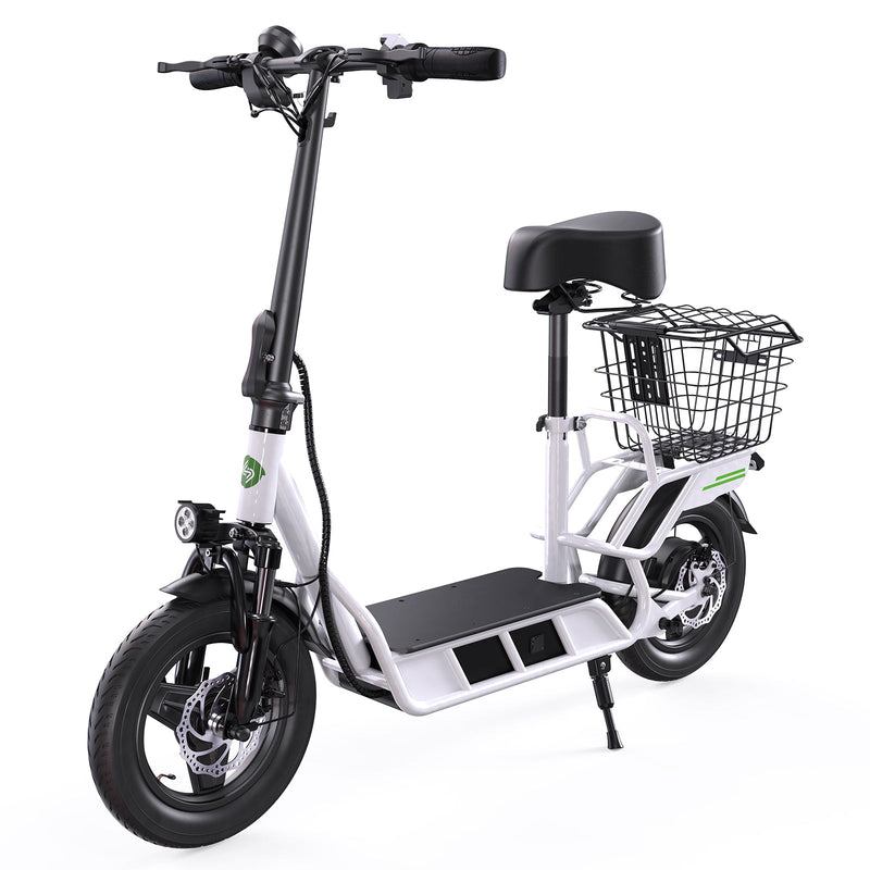 isinwheel Hyper X Electric Scooter with Seat & Basket 700W