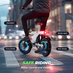 isinwheel U1 Folding Electric Bike for Adults and Teens