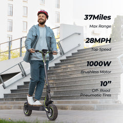 isinwheel S10Max 1000W High-End Commuting Electric Scooter 2025 Upgraded Version