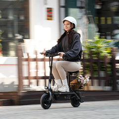 iScooter | F2 Electric Scooter with Seat 10" Pneumatic Tire