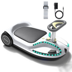 iScooter | TC3 Electric Wiggle Car 4 in 1 Ride on Toy 3 Speed Modes For Ages 3+ with Lithium Rechargeable Battery＆Pull Rope