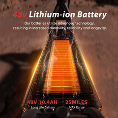 iScooter | W8 500W Off-Road Tires Electric Scooter