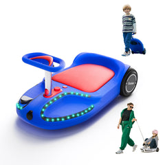 iScooter | TC3 Electric Wiggle Car 4 in 1 Ride on Toy 3 Speed Modes For Ages 3+ with Lithium Rechargeable Battery＆Pull Rope