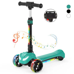 iScooter | B2 Light Up 3-Wheels Scooter with Bluetooth Control for Age 3-8