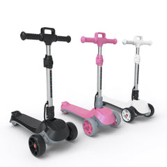 iScooter | iK2 3-Wheel Electric Scooter Adjustable Height for Kids Ages 3-8 Unique Gift