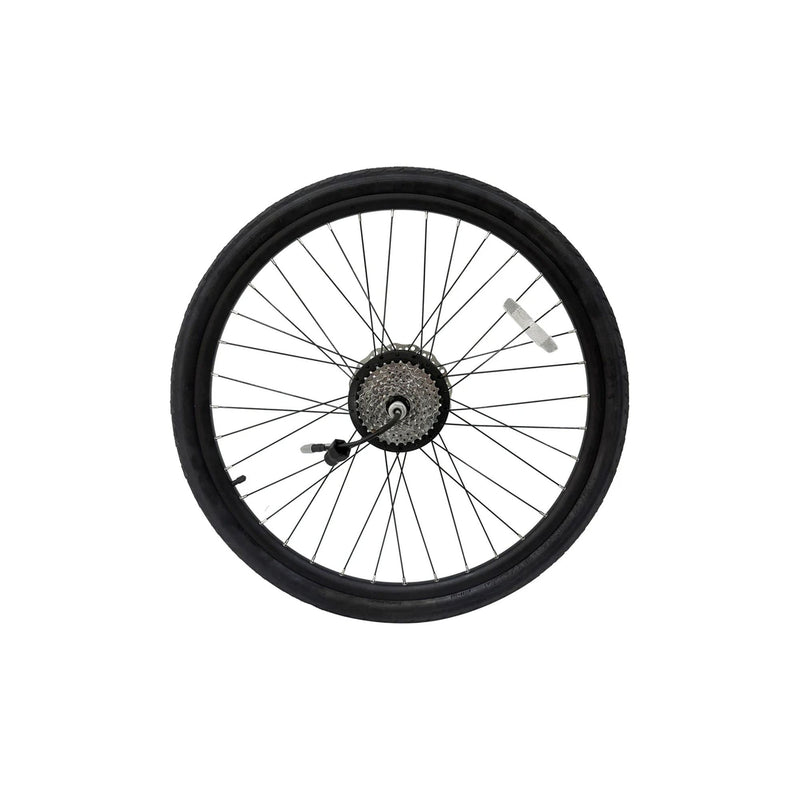 Velowave | Motor Built to Rear Wheel + Tire & Gear Assembly Cross Current