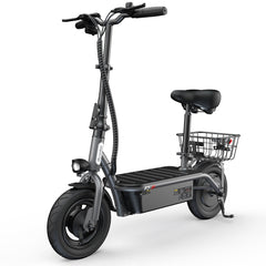 iScooter | F2 Electric Scooter with Seat 10" Pneumatic Tire