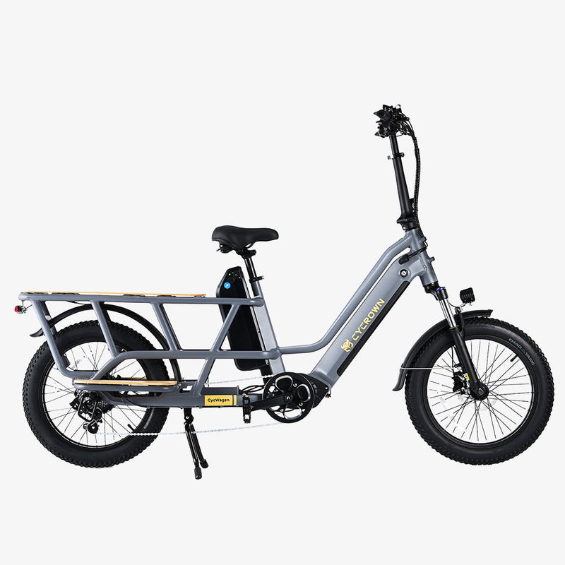 CYCrown | CycWagen Dual Battery Longtail Cargo Ebike