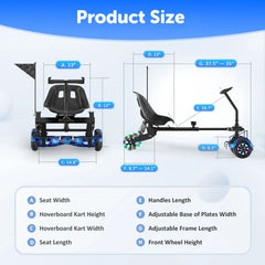 iScooter | K5 Hoverboard Seat Attachment for H2