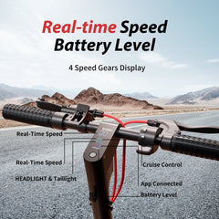 iScooter | W8 500W Off-Road Tires Electric Scooter