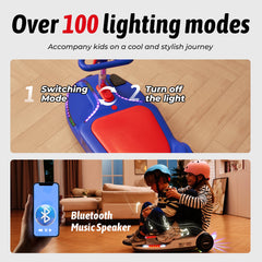 iScooter | TC3 Electric Wiggle Car 4 in 1 Ride on Toy 3 Speed Modes For Ages 3+ with Lithium Rechargeable Battery＆Pull Rope