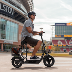 isinwheel Hyper X Electric Scooter with Seat & Basket 700W