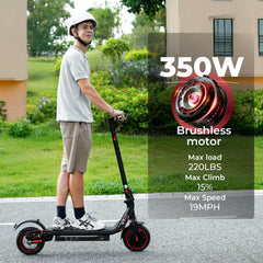 iScooter | W7 350W Commuting Electric Scooter for Adults
