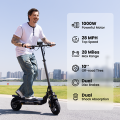 iScooter | X9 Off-Road Electric Scooter Adults 1000W Motor