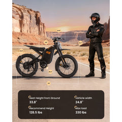 R8 Electric Dirt Bike for Adults 35 MPH & 150 Miles