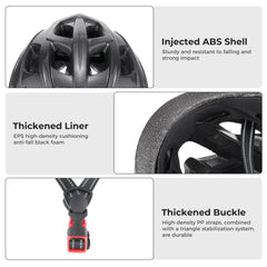 Carbon Fiber Lightweight Mountain & Road Bicycle Helmet