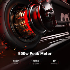 iScooter | F2 Electric Scooter with Seat 10" Pneumatic Tire