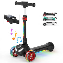 iScooter | B2 Light Up 3-Wheels Scooter with Bluetooth Control for Age 3-8