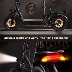 isinwheel Hyper X Electric Scooter with Seat & Basket 700W