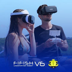 QYsea | Fifish V6 Underwater Robot ROV with VR Goggles