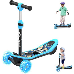isinwheel Long Range 3 Wheel Kids Electric Scooter