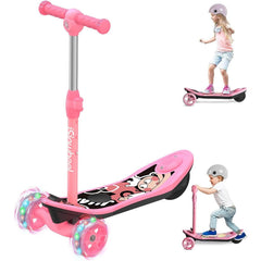 isinwheel Long Range 3 Wheel Kids Electric Scooter