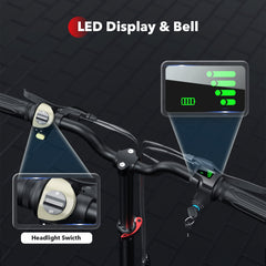 iScooter | i12 Electric Scooter 500W With Big Seat