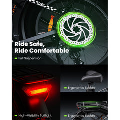 isinwheel U8 Electric Bike for Adults