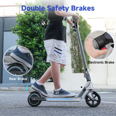 isinwheel S4 Electric Scooter for Kids Ages 6-14