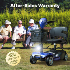 iScooter | X02 4 Wheel Mobility Scooter with LED Headlight