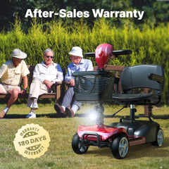 iScooter | X02 4 Wheel Mobility Scooter with LED Headlight