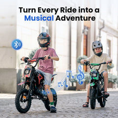 isinwheel A14 Electric Dirt Bike with Bluetooth Speaker