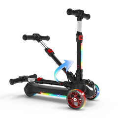 iScooter | B2 Light Up 3-Wheels Scooter with Bluetooth Control for Age 3-8