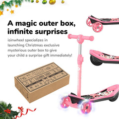 isinwheel Long Range 3 Wheel Kids Electric Scooter