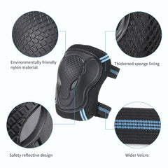 isinwheel Full Protective Gear Set 7-Pieces Pads Knee Pads Wrist Guards Multi-functional Sport Helmet