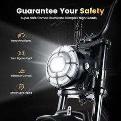 CYCrown | CycRun Vintage Moped E-Bike