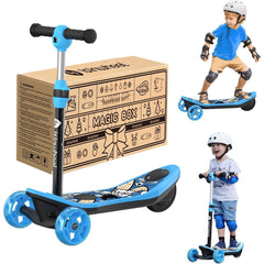 isinwheel Long Range 3 Wheel Kids Electric Scooter