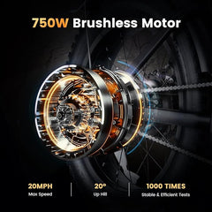 CYCrown | CycRun Vintage Moped E-Bike