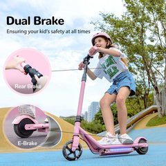 isinwheel S2 Electric Scooter for Kids Ages 6-14