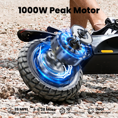 iScooter | X9 Off-Road Electric Scooter Adults 1000W Motor
