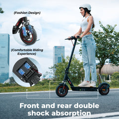 iScooter | i10Plus 800W Motor E Scooter Foldable with 10" Pneumatic Tires