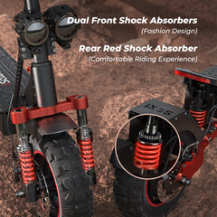 iScooter | iX5S Electric Scooter 11" Off-Road Tires