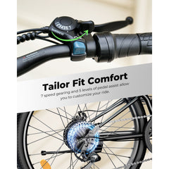 isinwheel M40 Folding Electric Bike with Basket