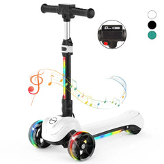 iScooter | B2 Light Up 3-Wheels Scooter with Bluetooth Control for Age 3-8