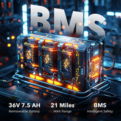 iScooter | i12 500W Electric Scooter With Seat & Carry Basket