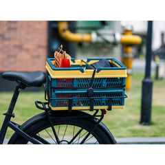 Velowave | Foldable Rear Basket for Electric Bikes