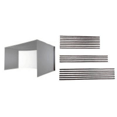 Carl's Place | Back Cover Pipe Kit for Curved Golf Simulator Enclosure